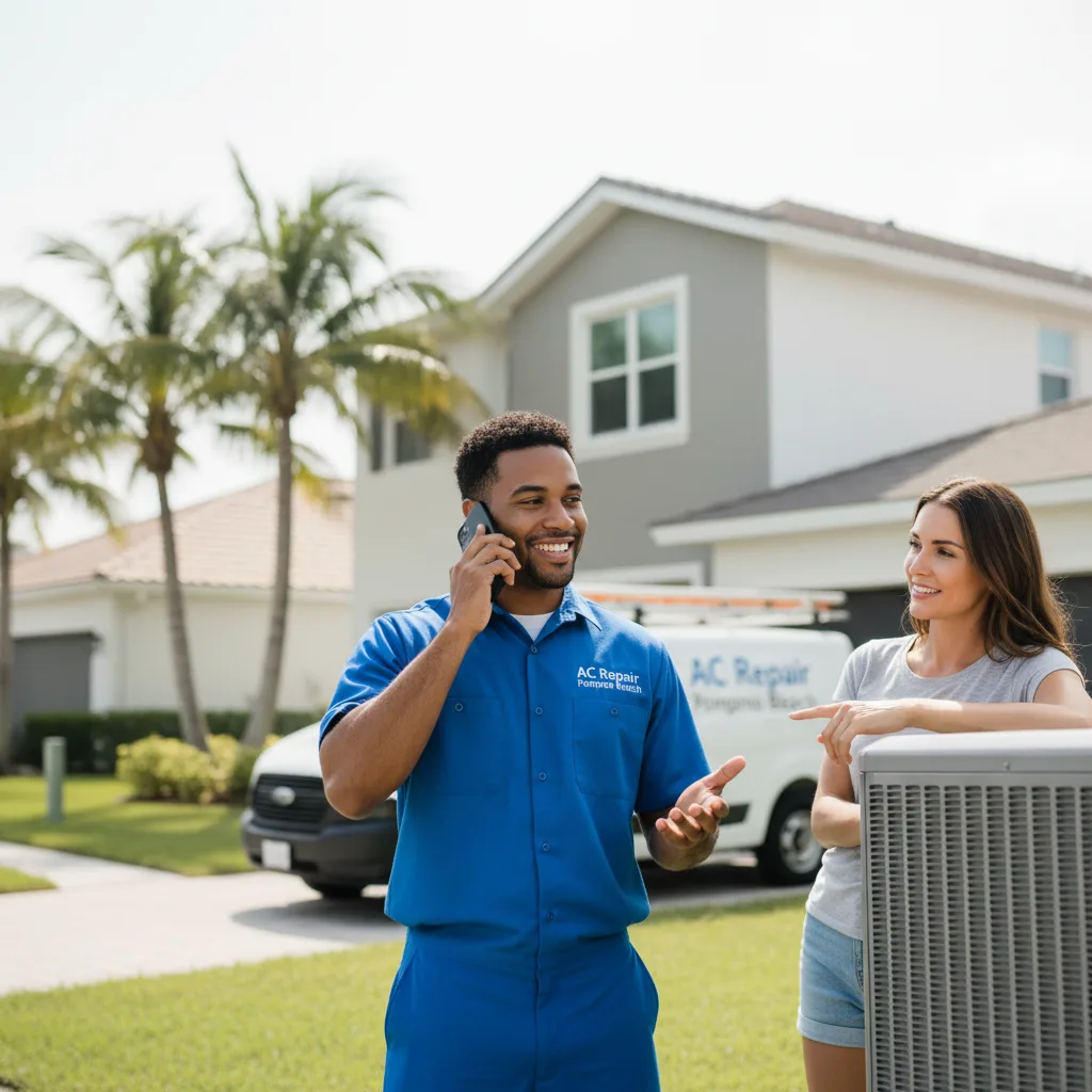 AC Repair Pompano Beach customer support in Foster